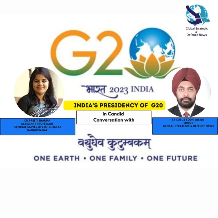 Candid Conversation: Dr Preeti Sharma on India’s Presidency of G20