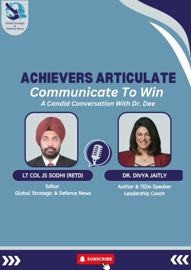 Achievers Articulate: Dr. Divya Jaitly on “Communicate to Win”.