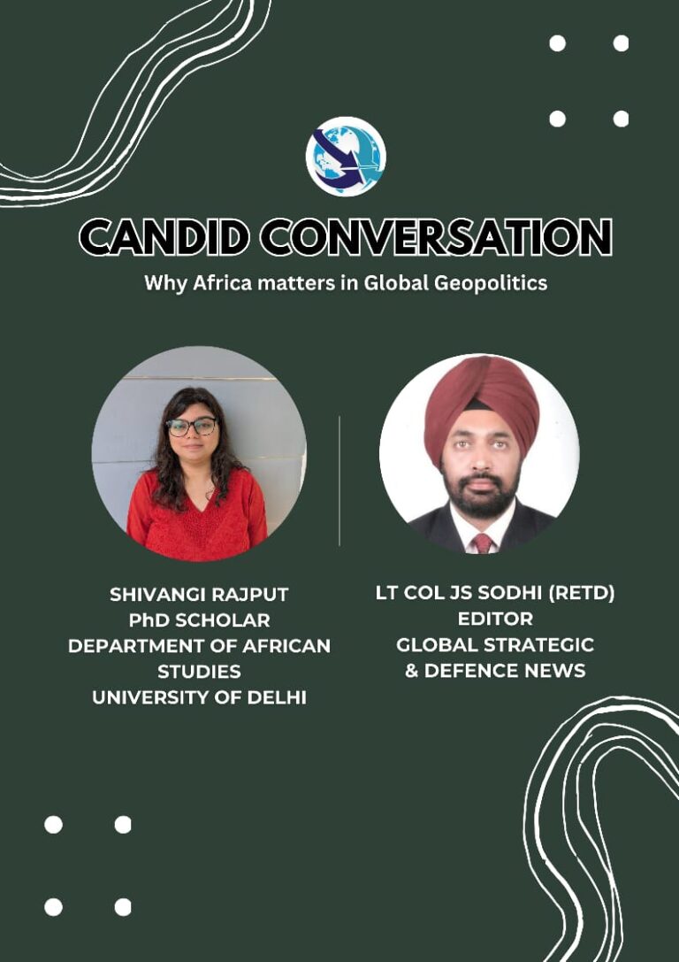 Candid Conversation: Shivangi Rajput discusses ‘Why Africa matters in Global Geopolitics’.