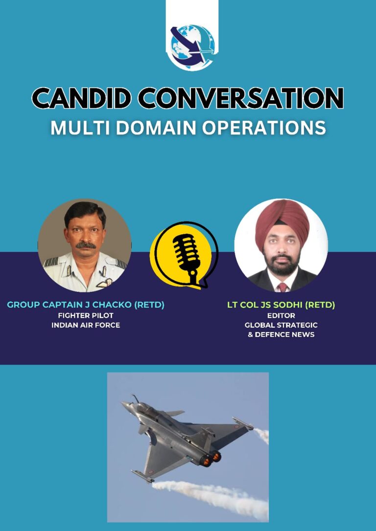 Candid Conversation: Group Captain Johnson Chacko (Retired), Fighter Pilot, Indian Air Force discusses Multi-Domain Operations.