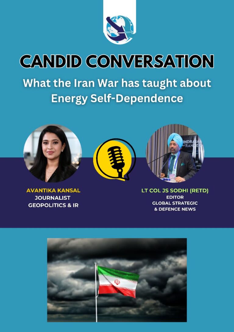 Avantika Kansal discusses “What the Iran War has taught about Energy Self-Dependence”.